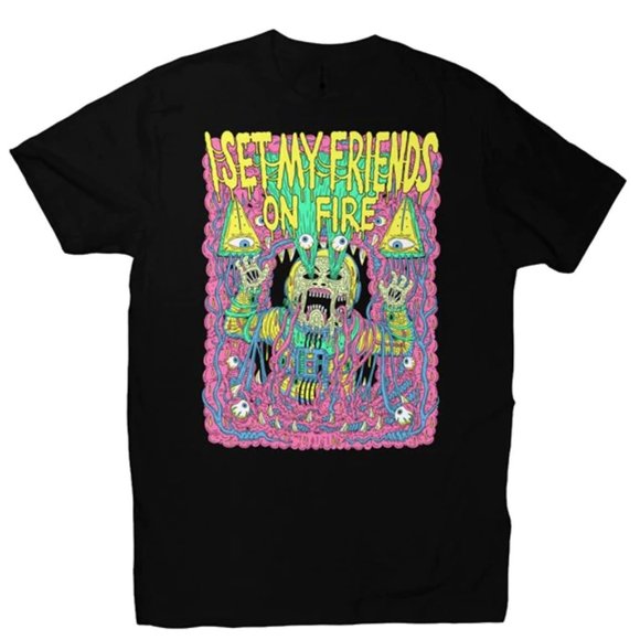 I Set My Friends On Fire Merch Astro Death Shirt - Picture 1 of 1